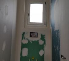 Le coffrage de WC