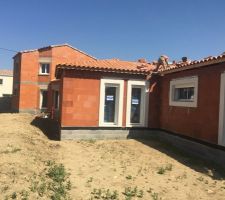 Charpente coté sud