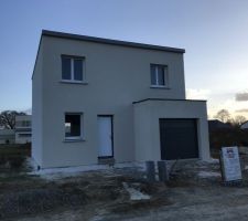 Enduis extérieurs ton pierre terminés