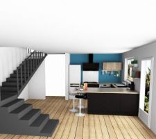 Vue 
3D cuisine