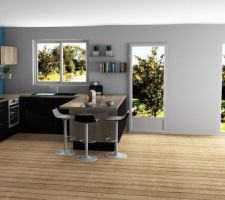 Vue 
3D cuisine