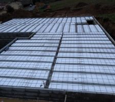 Pr&eacute;paration pour dalle &eacute;tage