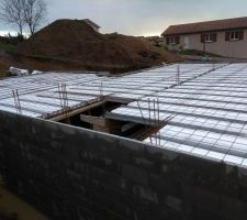 Pr&eacute;paration pour dalle &eacute;tage