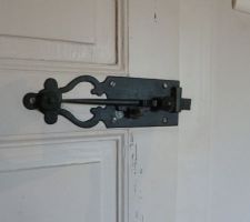 Poignée porte finie