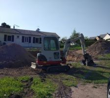 Terrassement en cours