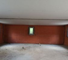Pose du plaquo au plafond