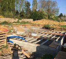 Vide sanitaire en cour de montage