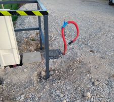 Lieu où on voudrait notre regard à comteur d'eau pour pouvoir le relever régulièrement, en limite de propriété avec les autres réseaux.