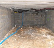 Intérieur du vide sanitaire