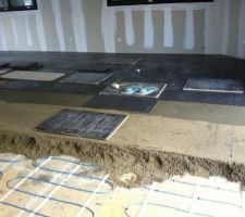 Mise en place du carrelage