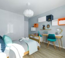 Réalisation Eva IVOS MH Déco - Chambre pour le petit loup