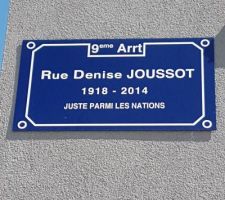 Les noms de nos rues respectives