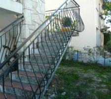 Escalier peint