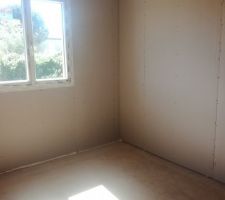 Pose des cloisons - Chambre 3