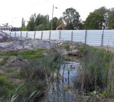 Construction des pieux b&acirc;timent nord