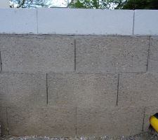 Détails mur vide sanitaire et planelles.
