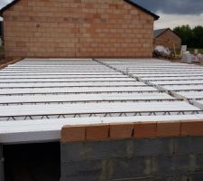 R&eacute;alisation du plancher poutrelles-pourris.