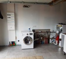 Garage; partie buanderie