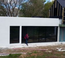 Facade sud, mise en perspective à taille humaine