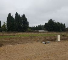 Le terrain face Nord