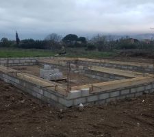 &Eacute;l&eacute;vation de la dalle