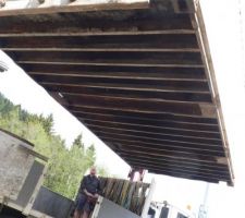 Enlèvement du container chez mon terrassier.