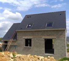 Fin de la couverture et pose des velux