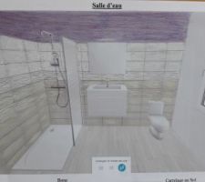 Salle d'Eau - Coloriage rendu visuel