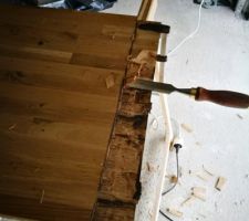 Quelques &eacute;tapes du meuble de SDB