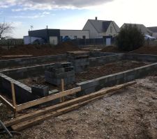 Vide sanitaire 3 rangs (étude de sol réalisée en amont)