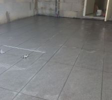 Carrelage du garage - je suis fier de ma trappe d'accès