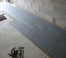 Carrelage du garage
