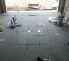 Carrelage du garage