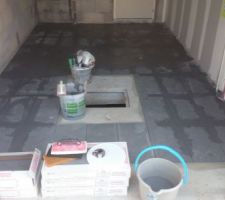 Carrelage du garage