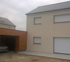 Saturateur passé sur carport/garage