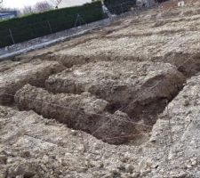Les fondations ont été creusé