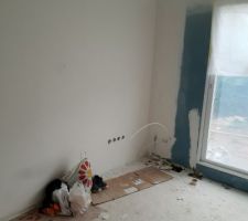 Futur emplacement prise TV et internet