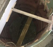 L int&eacute;rieur de la cave.