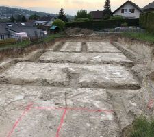 Fondations creusées pour vide sanitaire