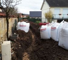 Les tonnes de sable n&eacute;cessaires