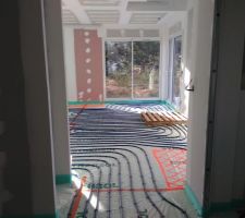 Plancher chauffant RdC