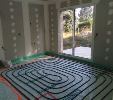 Plancher chauffant RdC