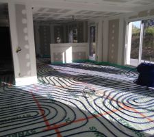 Plancher chauffant RdC