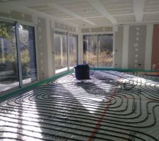 Plancher chauffant RdC