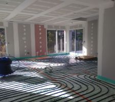 Plancher chauffant RdC