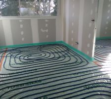 Plancher chauffant R+1