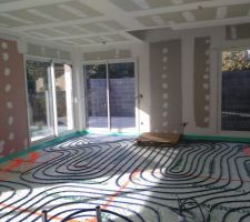 Plancher chauffant RdC