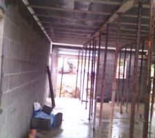 R&eacute;alisation dalle 1er &eacute;tage vue int&eacute;rieure