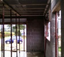 R&eacute;alisation dalle 1er &eacute;tage vue int&eacute;rieure c&ocirc;t&eacute; rue