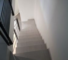 Montée d'escalier ...